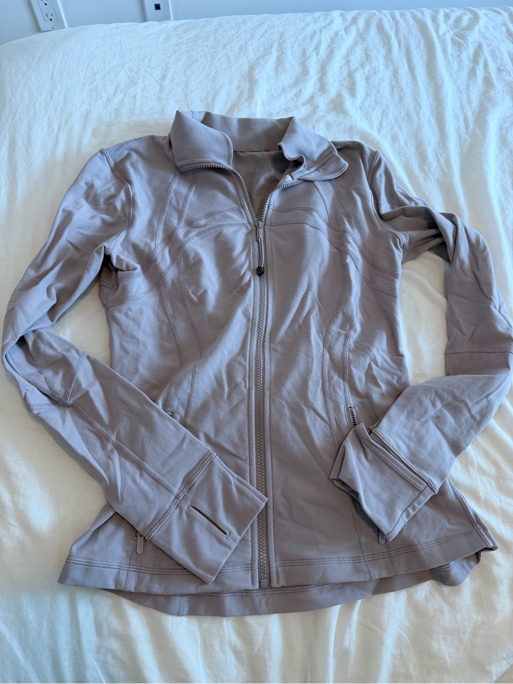 Lululemon Define Jacket Women's light purple Zip-Up Jacket size 10